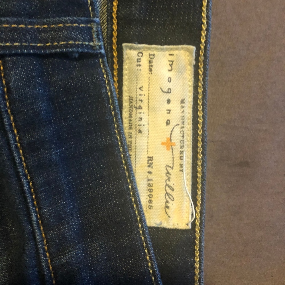Imogene + Willie Raw Virginia Denim